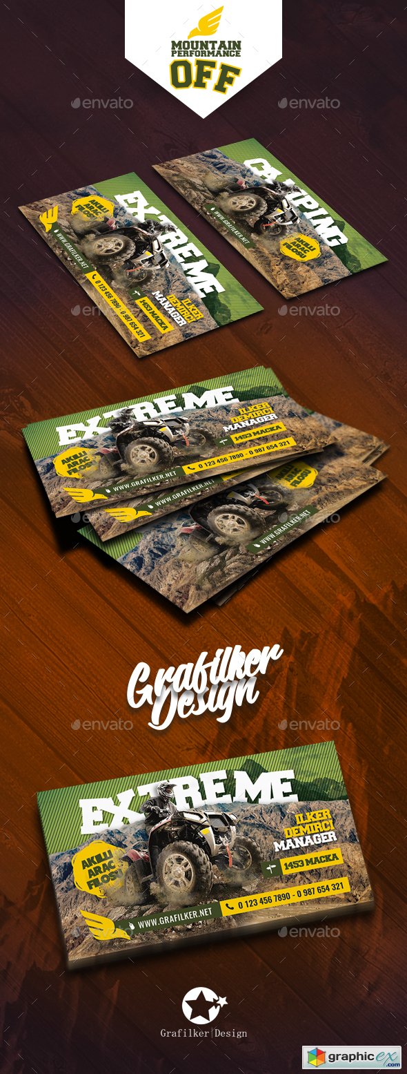 Off-Road Adventure Business Card Templates