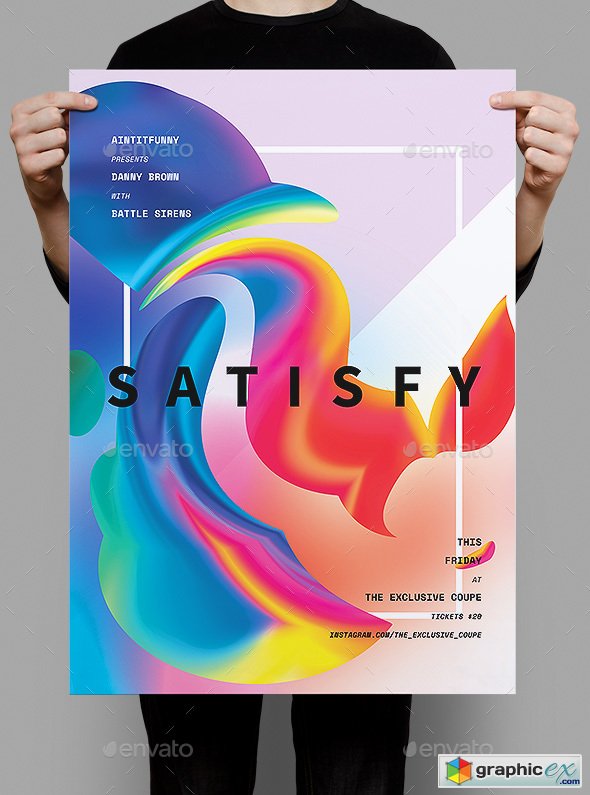 Satisfy Poster / Flyer