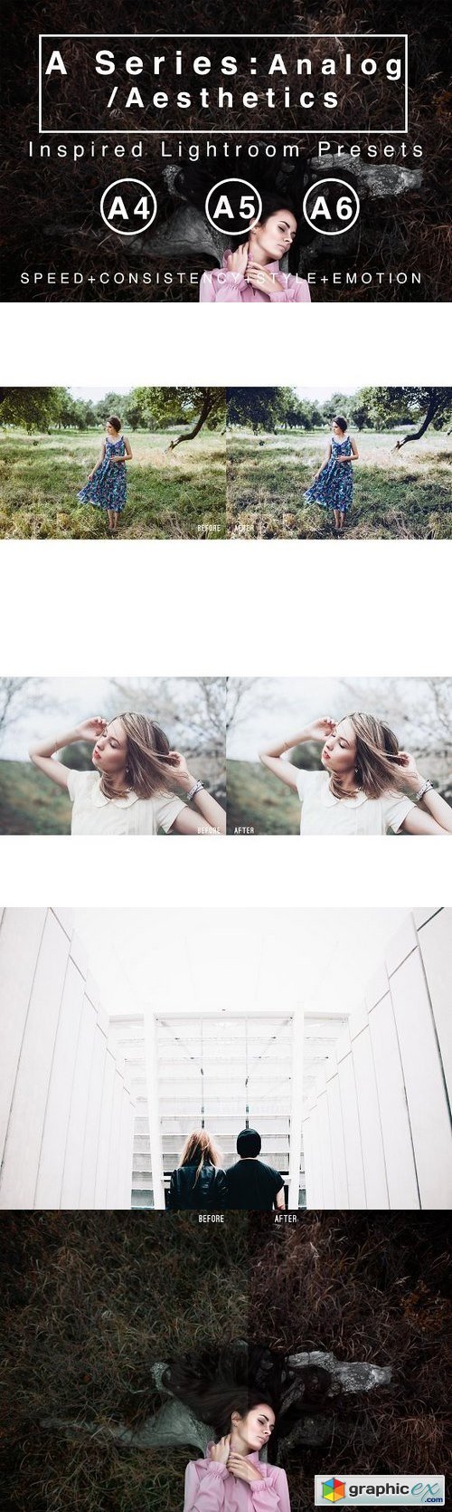 A4 A5 A6 VSCOcam Inspired Presets