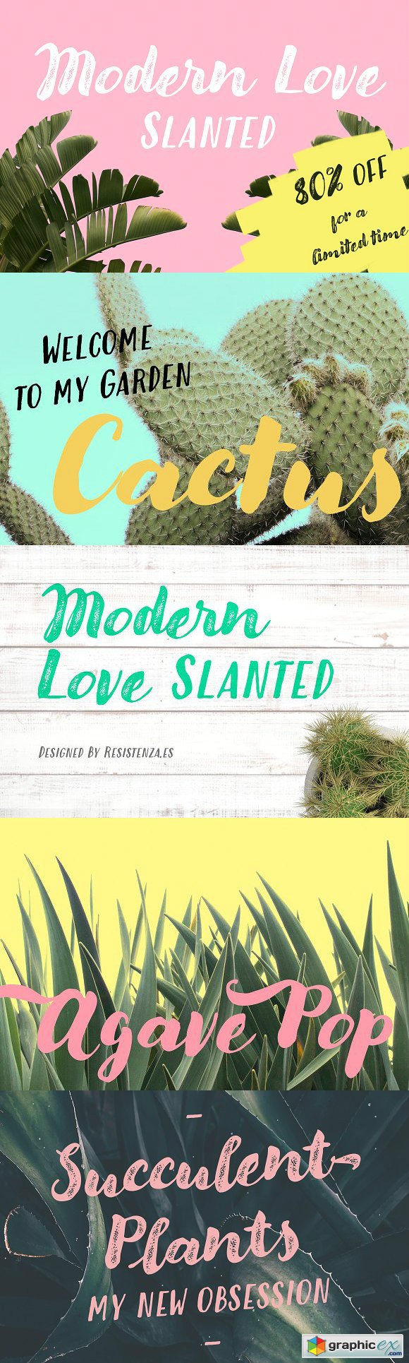 Modern Love Slanted -80% Off