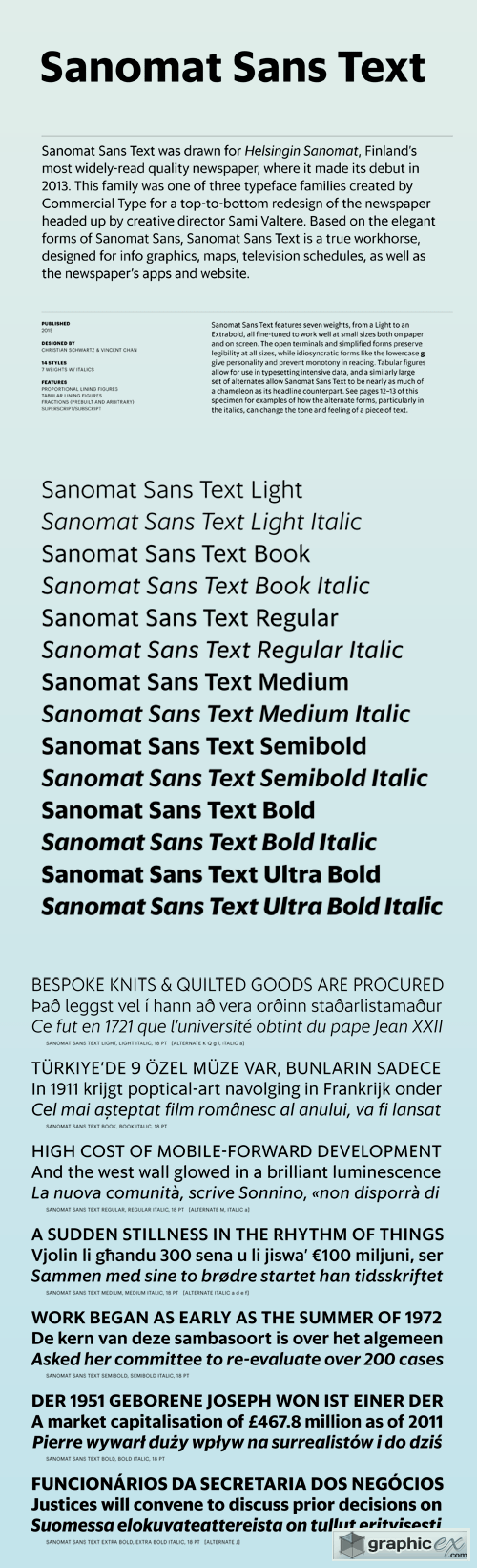 Sanomat Sans Text Font Family