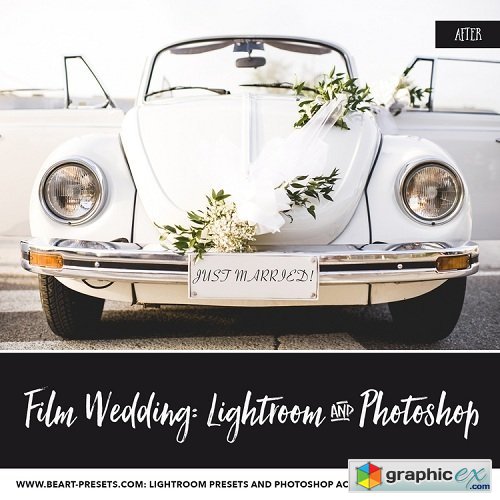 Film Wedding Lightroom Presets, Photoshop Actions and ACR Presets