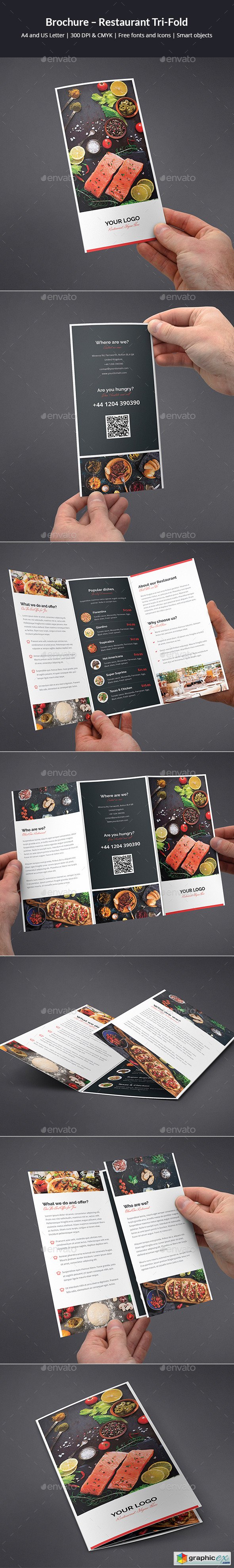 Brochure  Restaurant Tri-Fold