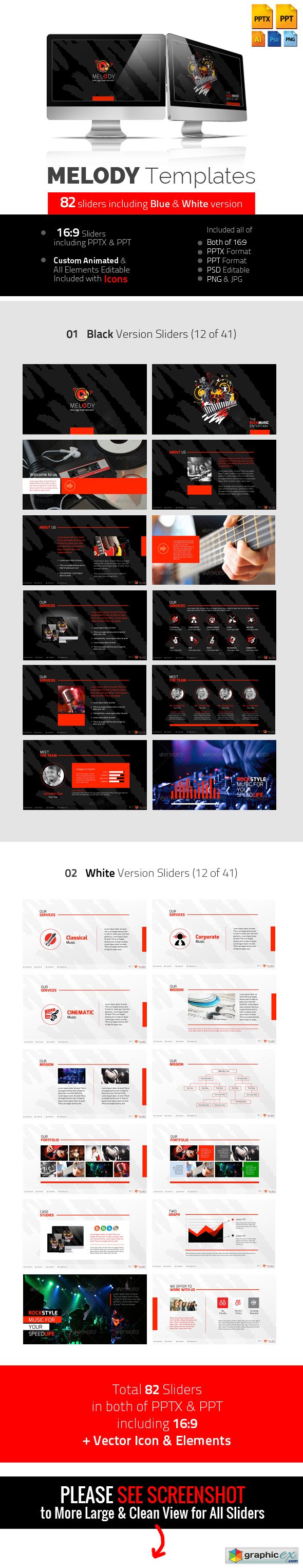 Melody Professional Multimedia Templates
