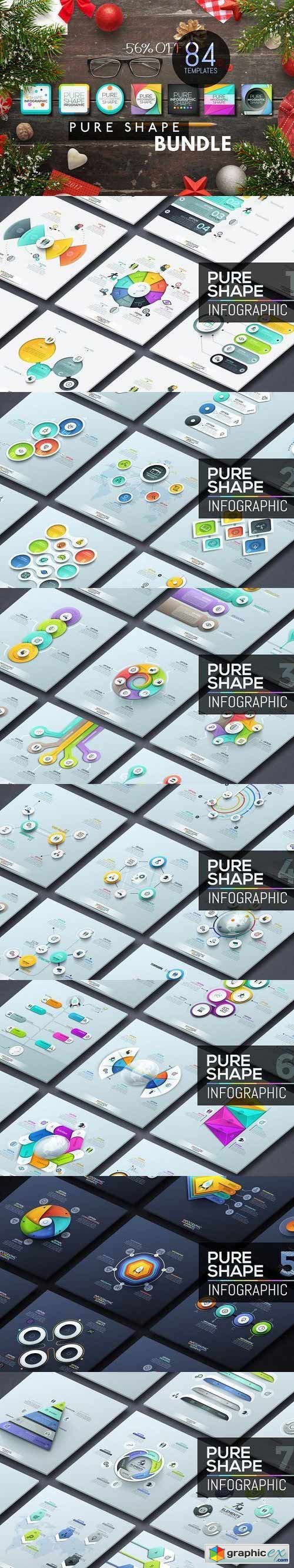 Pure Shape Infographic Bundle