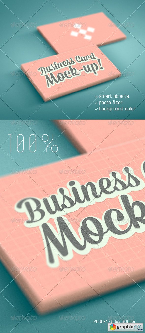 Photorealistic Business Card Mock-Up 5230553