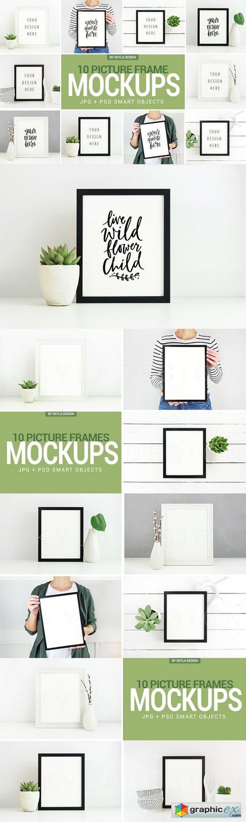 Poster & Picture frame mockup photos