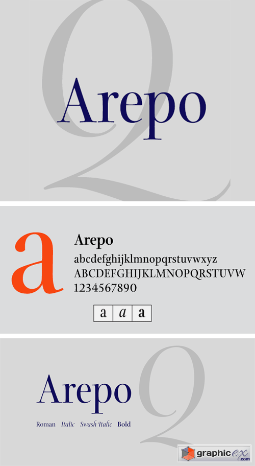 Arepo Font Family