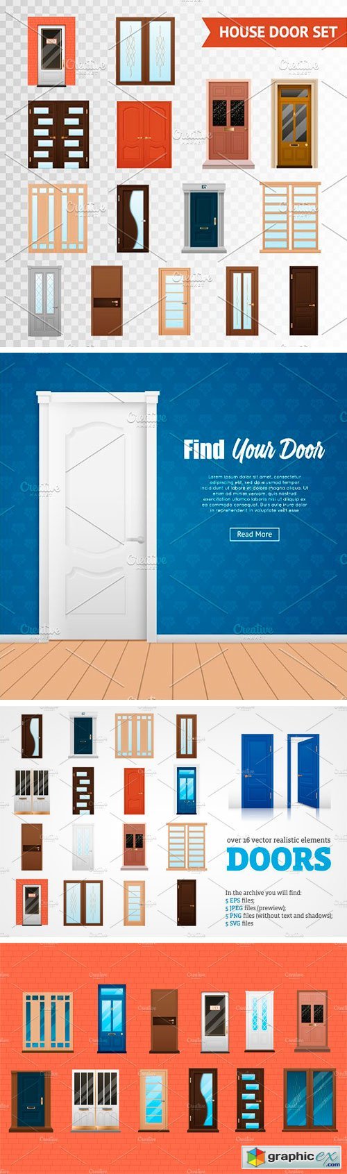 Doors Vector Set