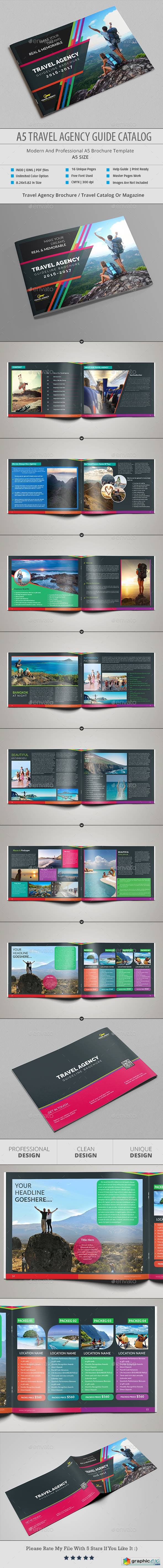 A5 Travel Agency Guide Catalog