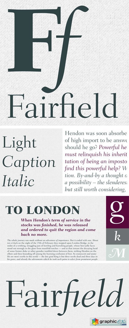 Fairfield Font Family