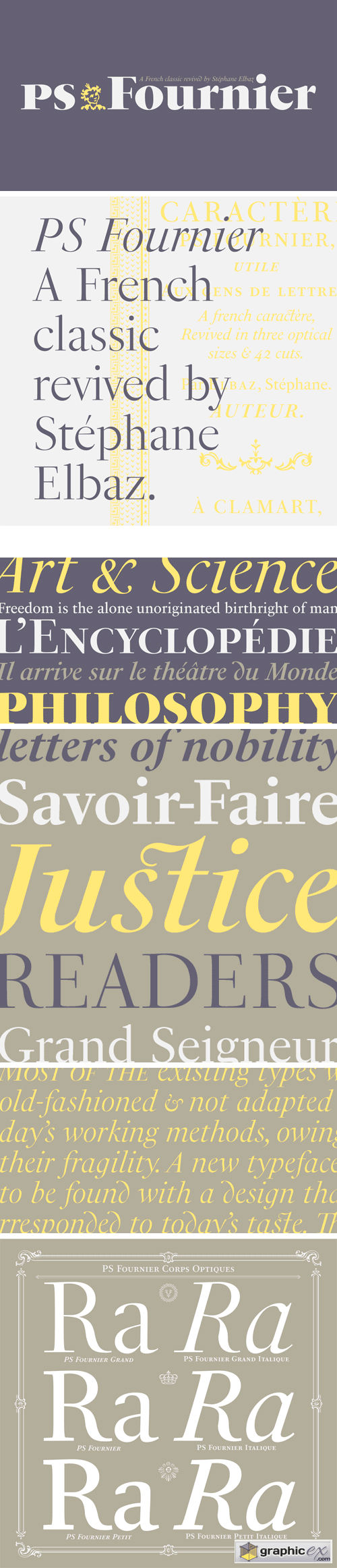 PS Fournier Font Family