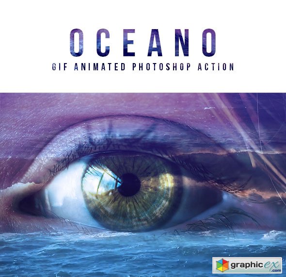 Gif Animated Oceano Photoshop Action