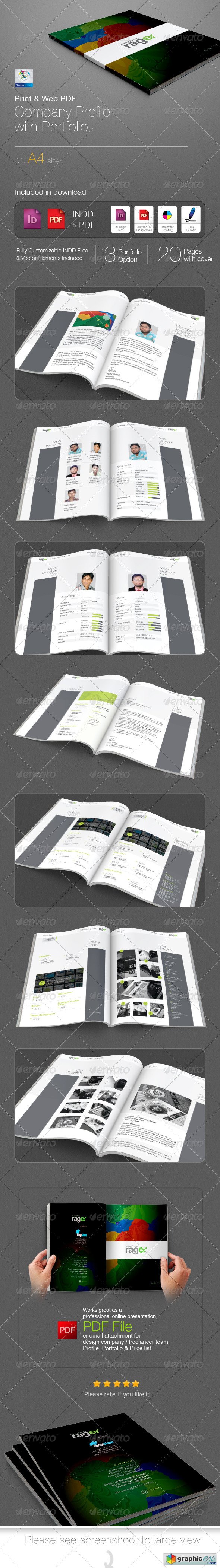 Company Profile with Portfolio Booklet
