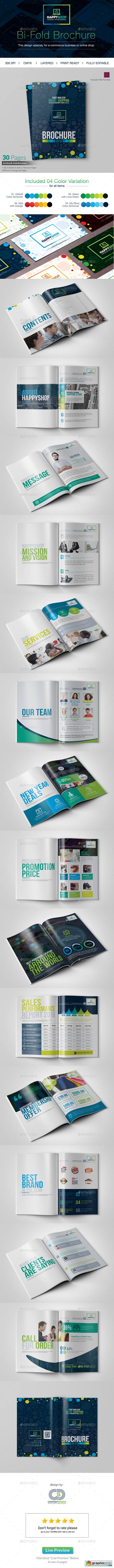 E-Commerce Promotional Bi-Fold Brochure
