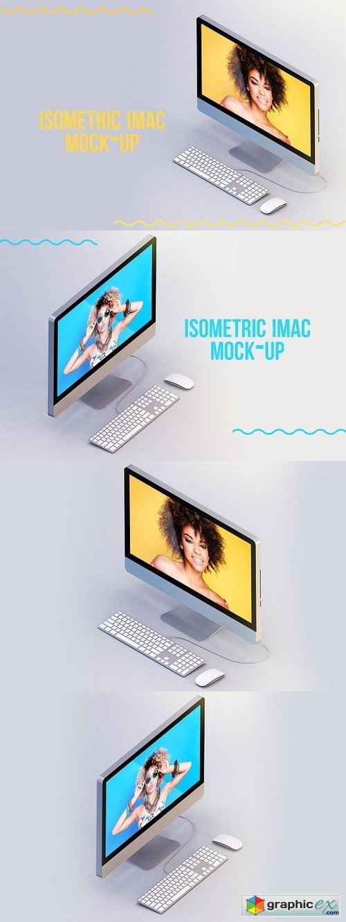 Imac Isometric Mock-up