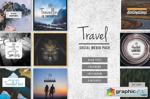 TRAVEL - Social Media Pack