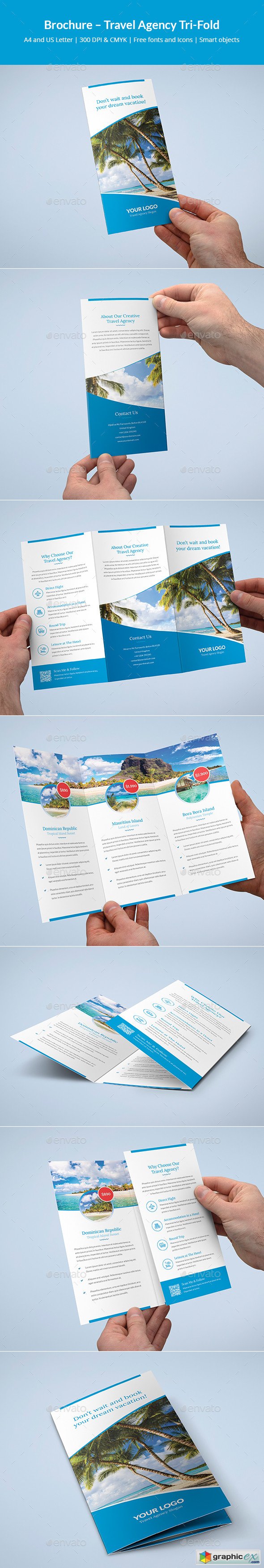 Brochure  Travel Agency Tri-Fold