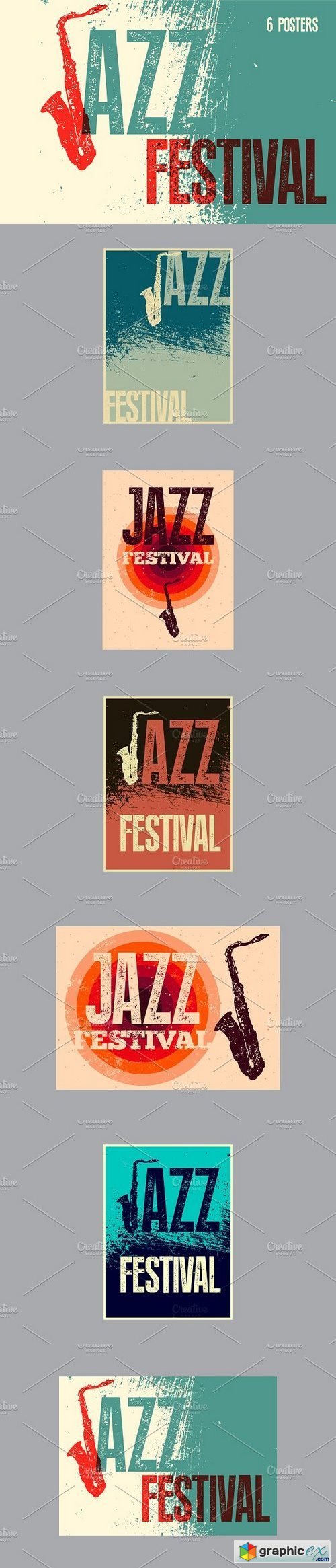 Jazz Festival typographic poster