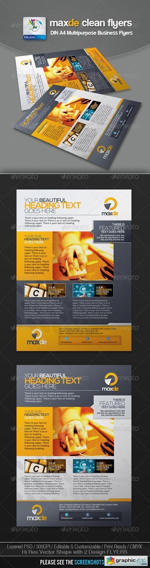 Maxde Clean Business Flyer/Ads 3072963