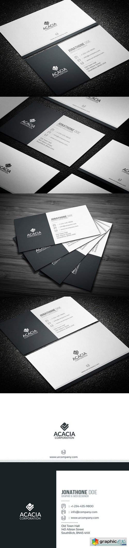 Creative and Simple Business Card 887478