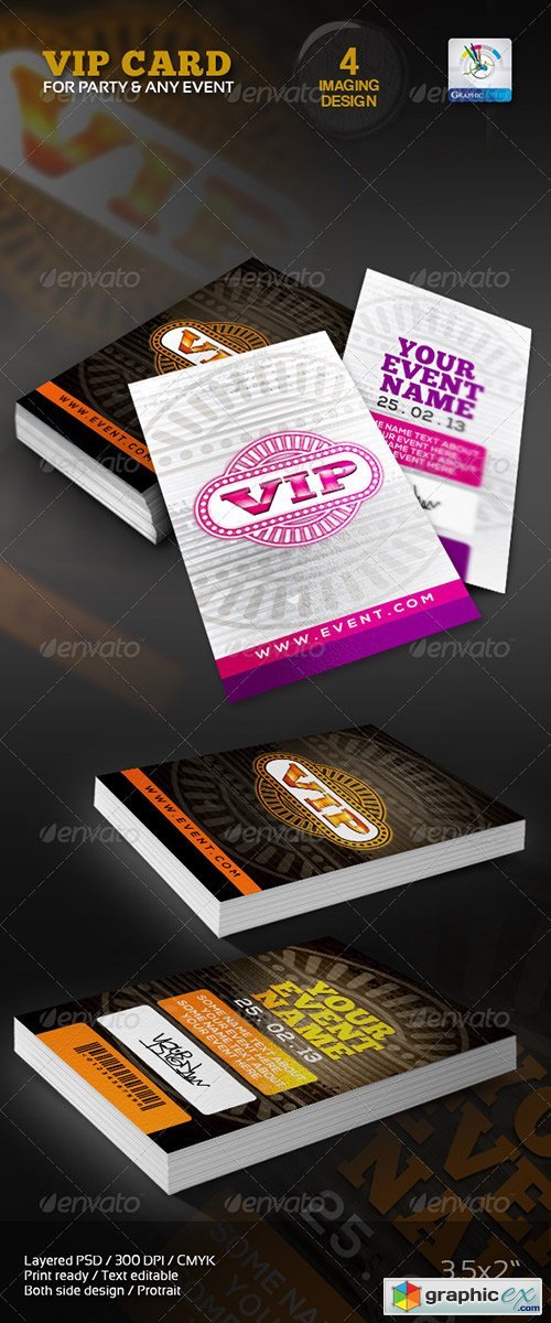 VIP Card/Pass Multipurpose usable
