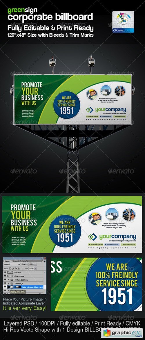 GreenSign Corporate Billboard Sinage