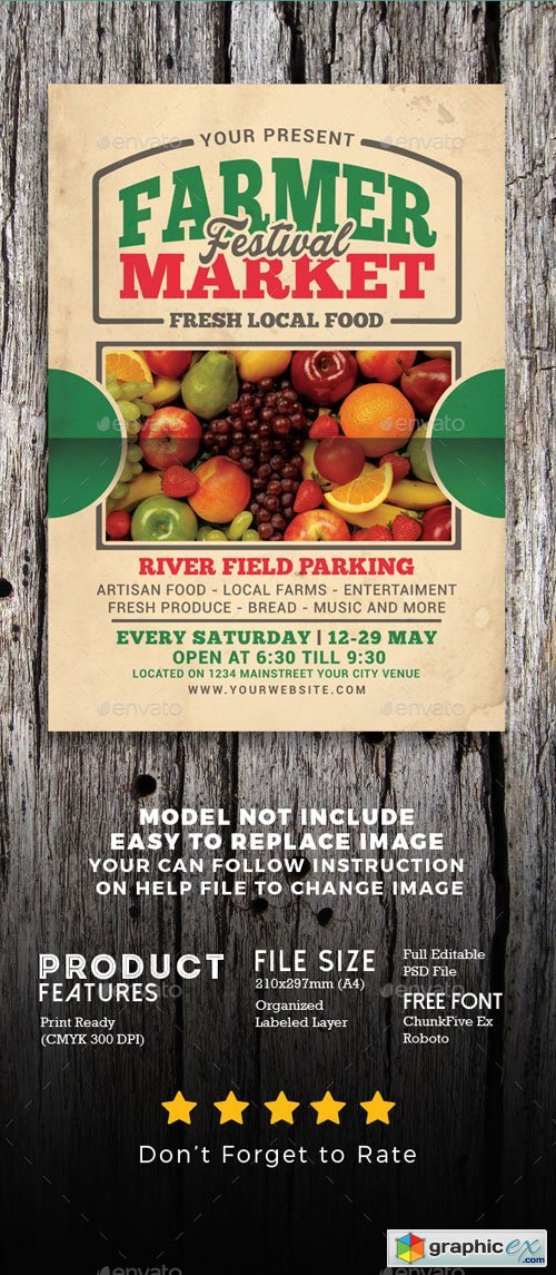 Farmer Market Event Flyer