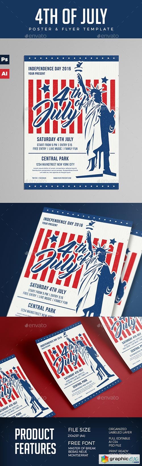 4th Of July Flyer / Poster 16687477
