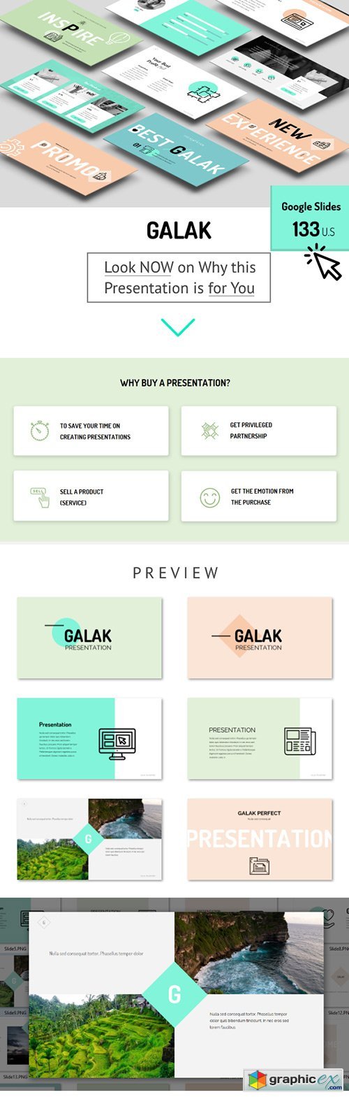 GALAK - Google Slides Presentation Template