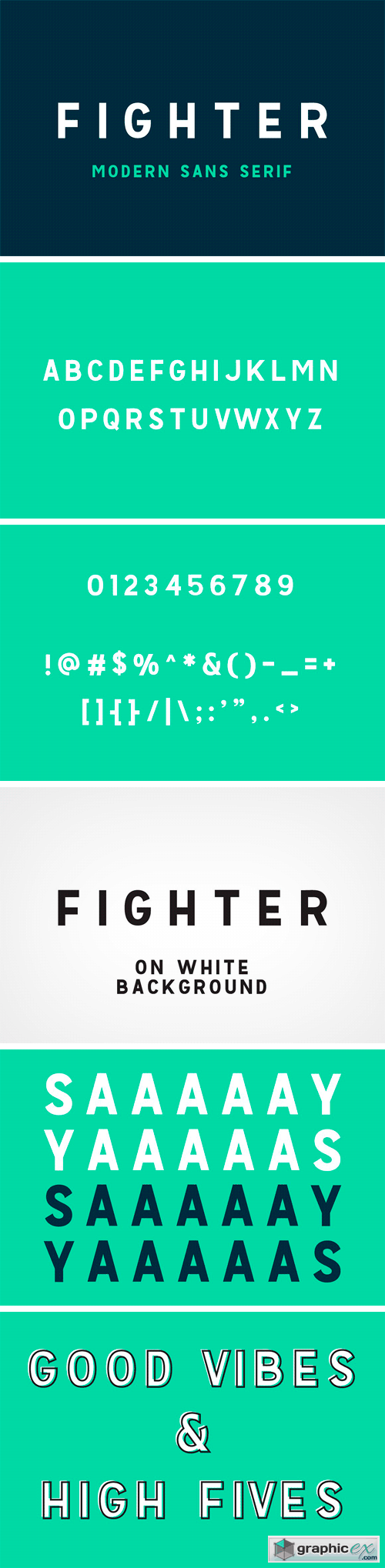 Fighter - Moder Sans Serif Font