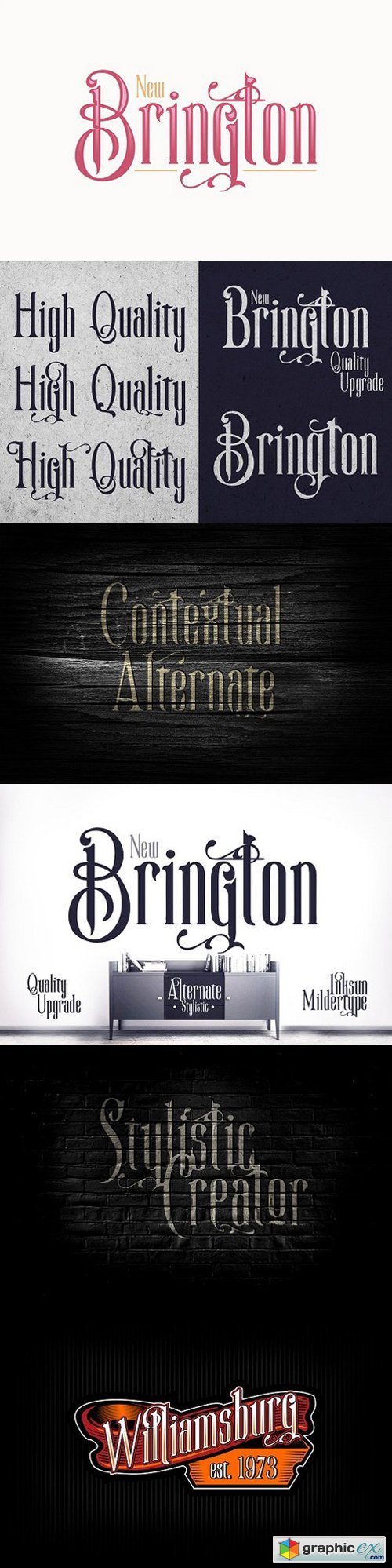 New Brington Serif Font