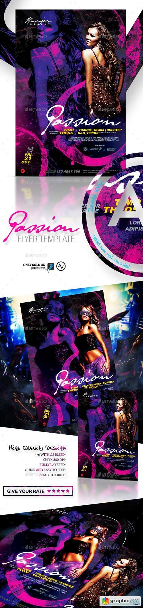 Passion Flyer Template