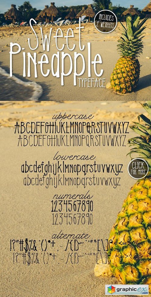 Sweet Pineapple Typeface