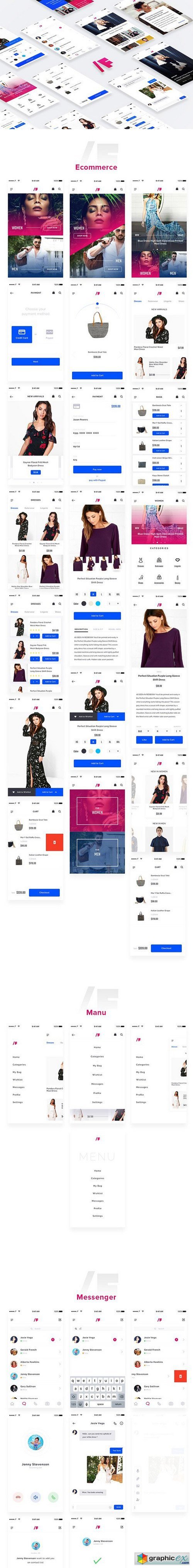 Fashion App UI Kit