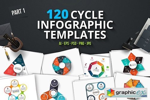 120 cycle infographics (part 1)