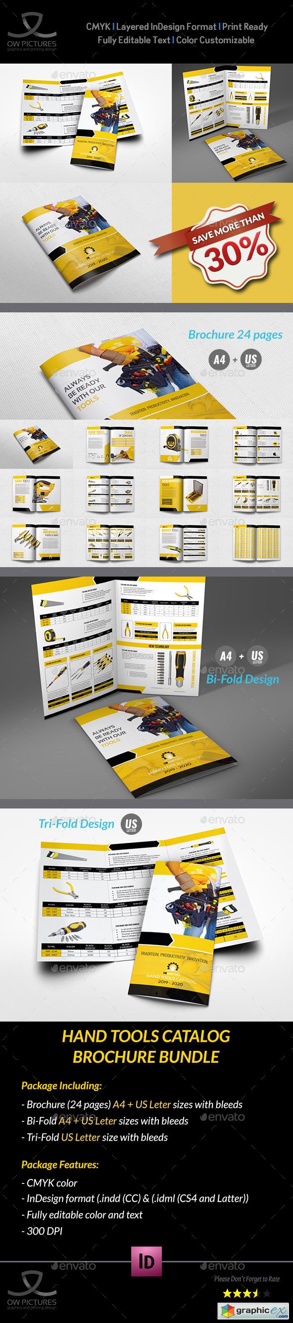 Hand Tools Catalog Brochure Bundle