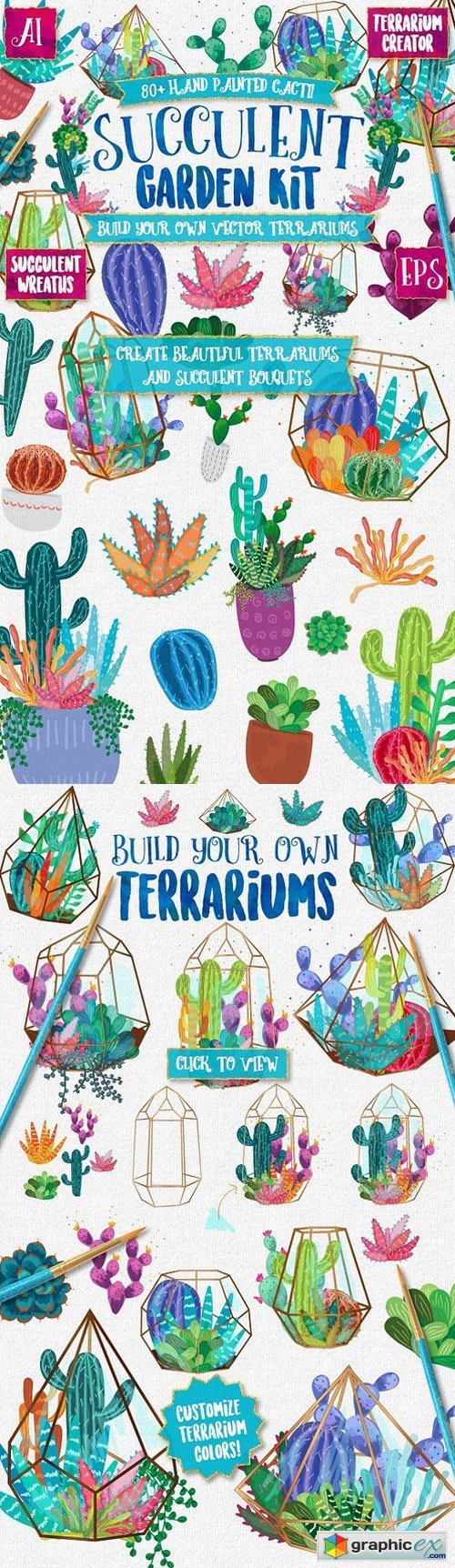 Terrarium Creator:Succulents & Cacti