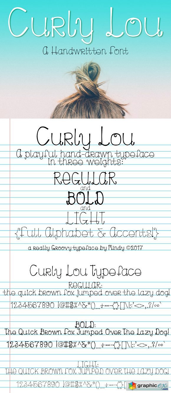 Curly Lou Typeface