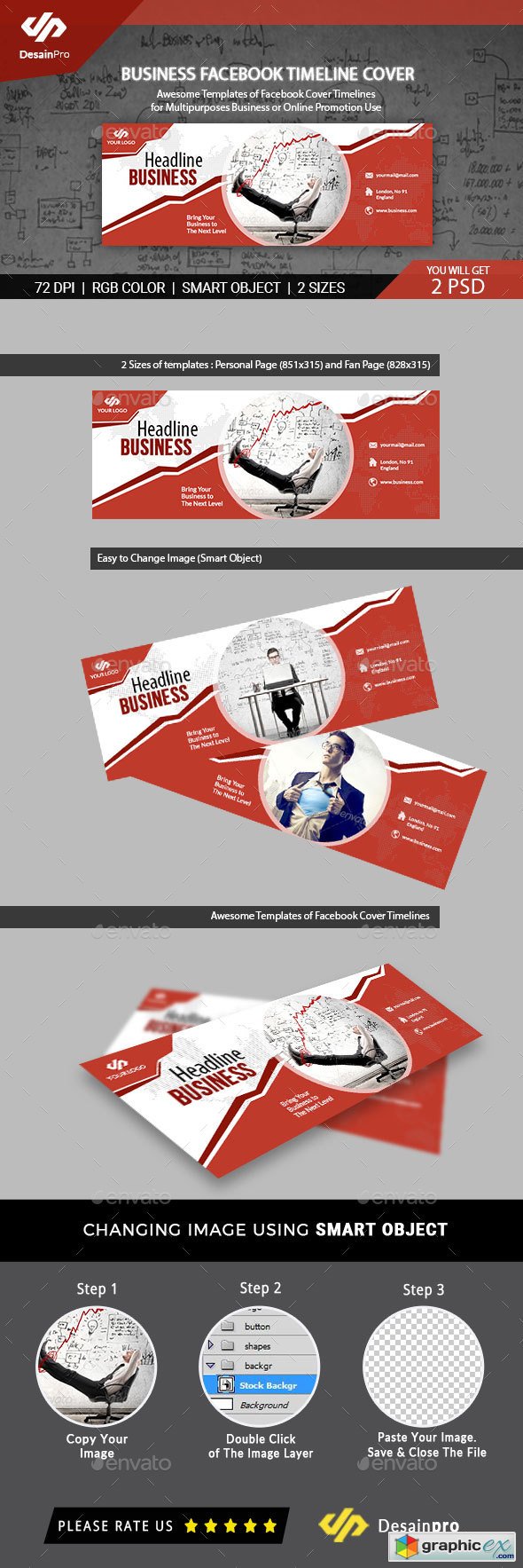 Business Services Facebook Cover Template