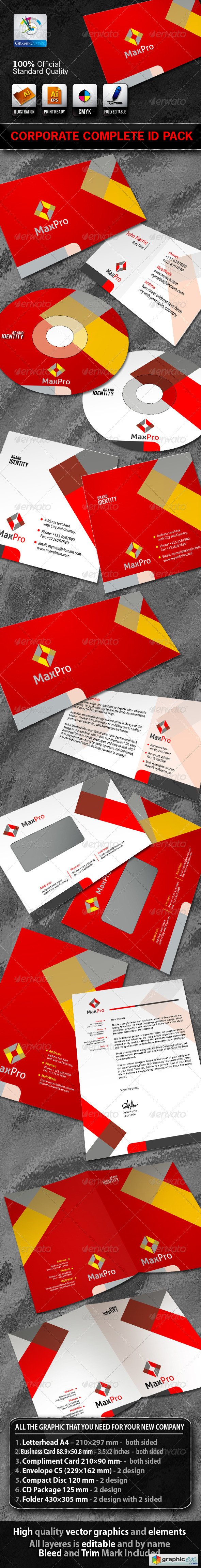MaxPro Business Corporate ID Pack With Logo