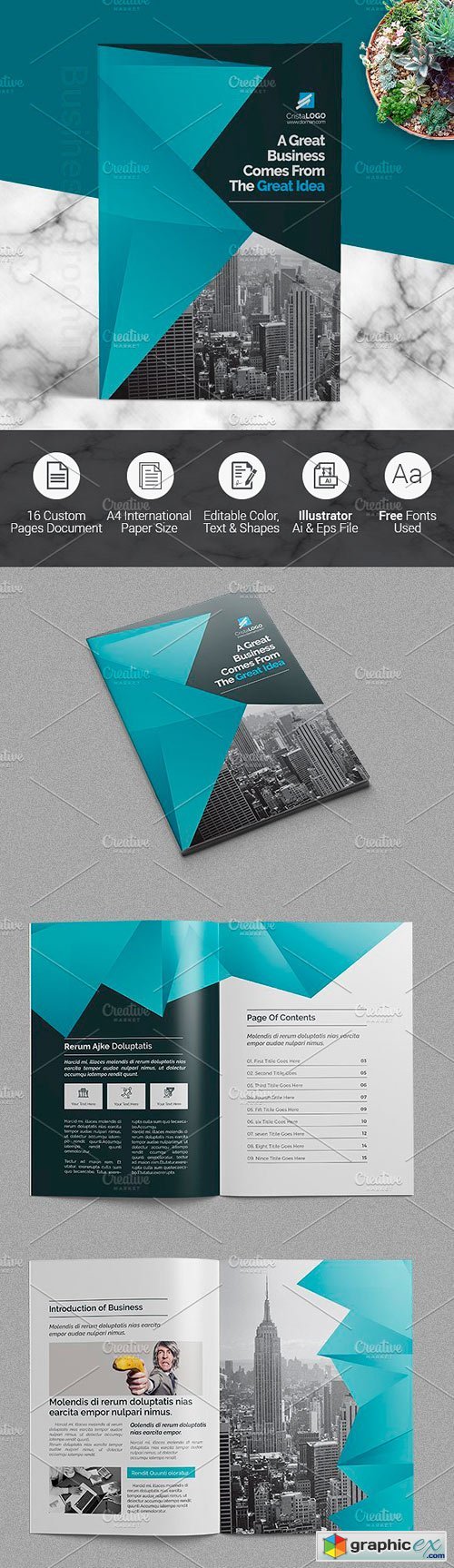Abstract Clean Brochure