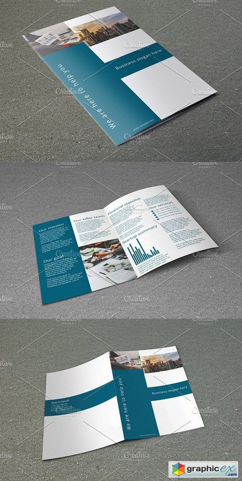 Corporate Bifold Brochure -V724