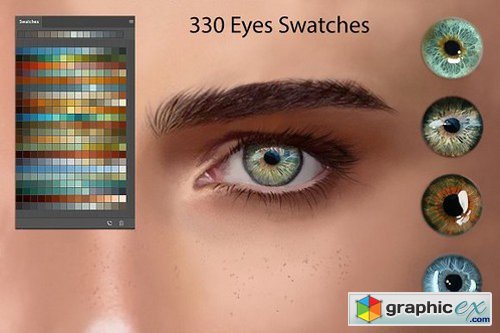 Eyes Swatches for Digital Painting