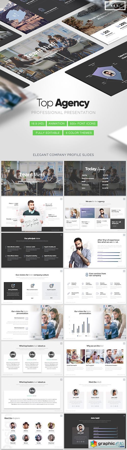 Top Agency - Powerpoint Template for Agencies