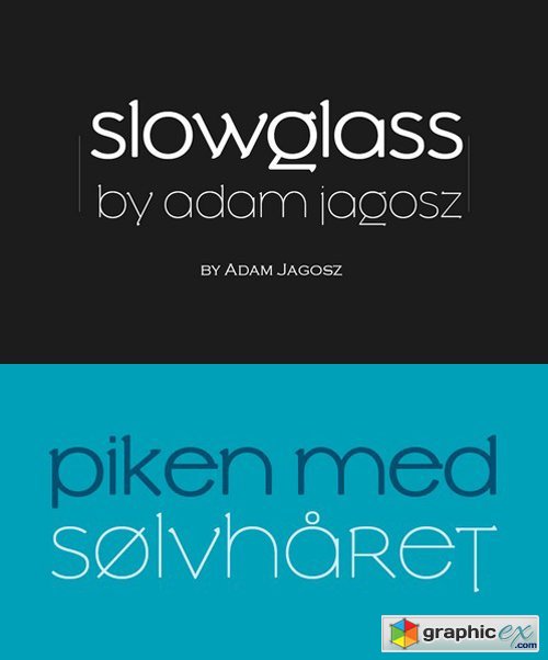 Slowglass Typeface