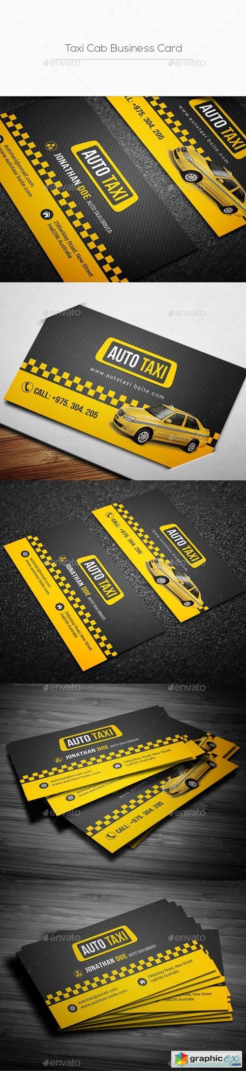 Taxi Cab Business Card