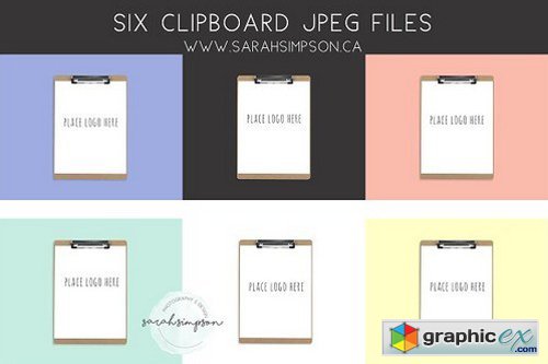 Lay Flat Clipboard in 6 Colors