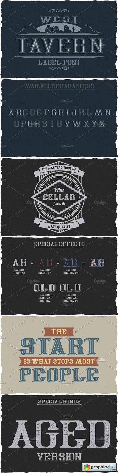 Tavern Vintage Label Typeface