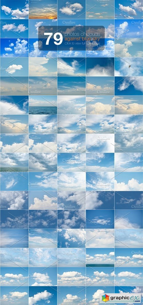 79 photos of clouds against blue sky